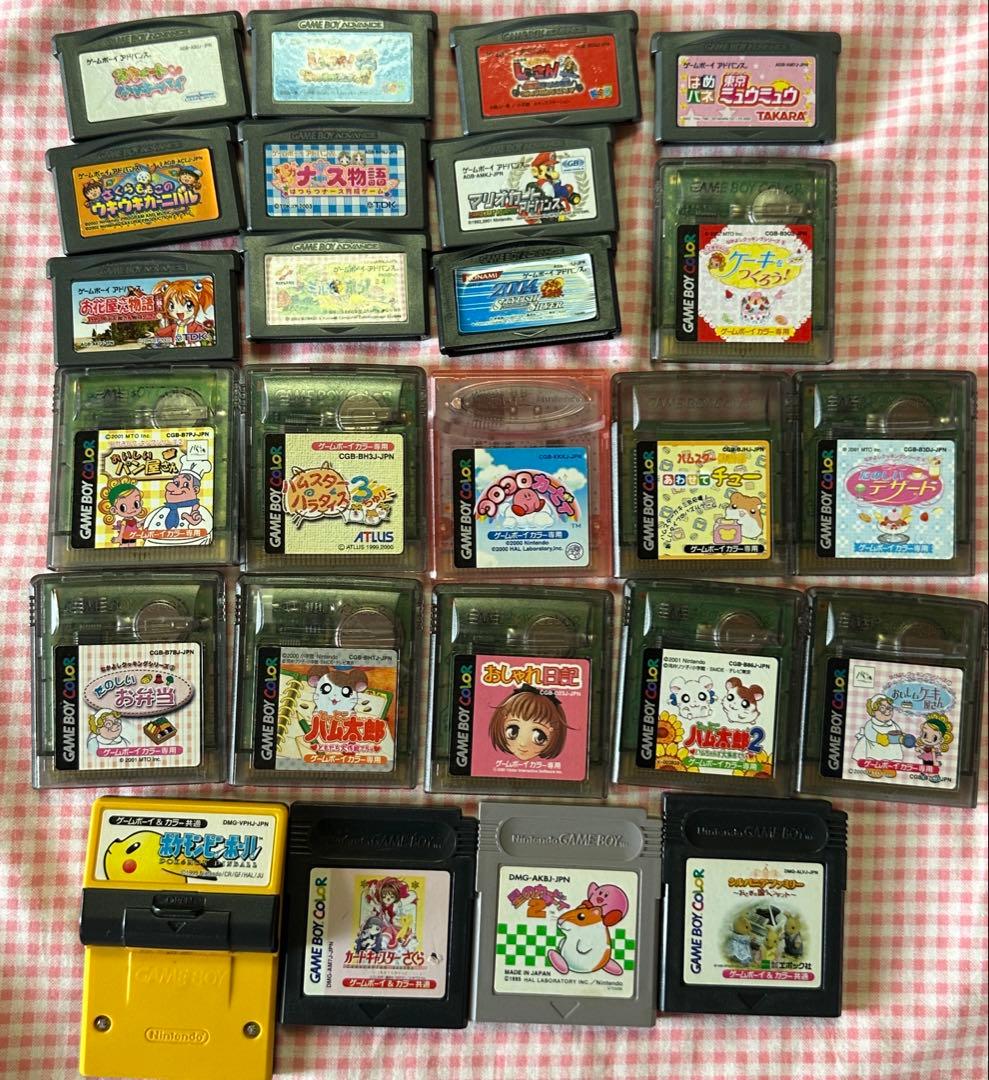 ゲームボーイ　ゲームボーイカラー　ゲームボーイアドバイス　ソフトまとめ売り