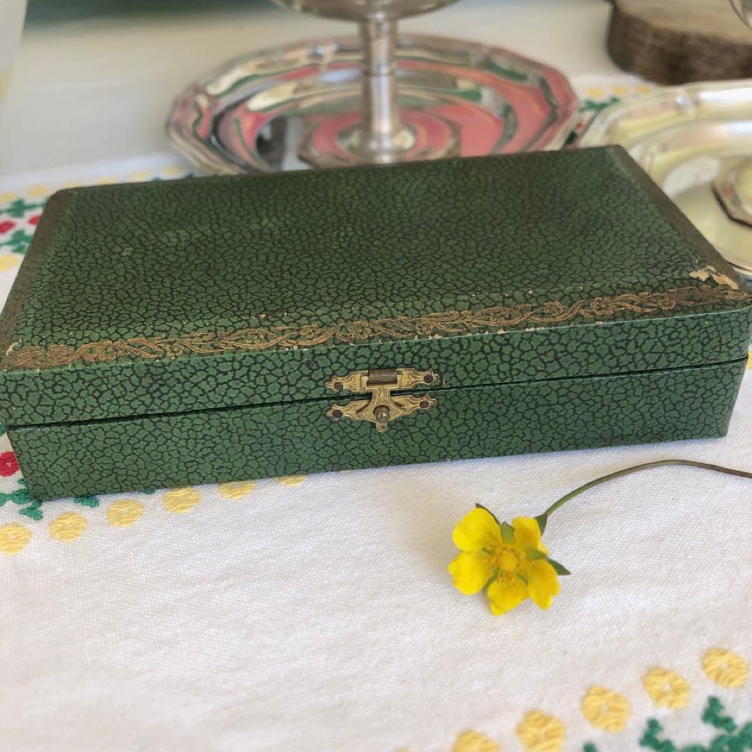 フランスアンティーク　箱付スプーン　6本セット　フランスアンティークカトラリー