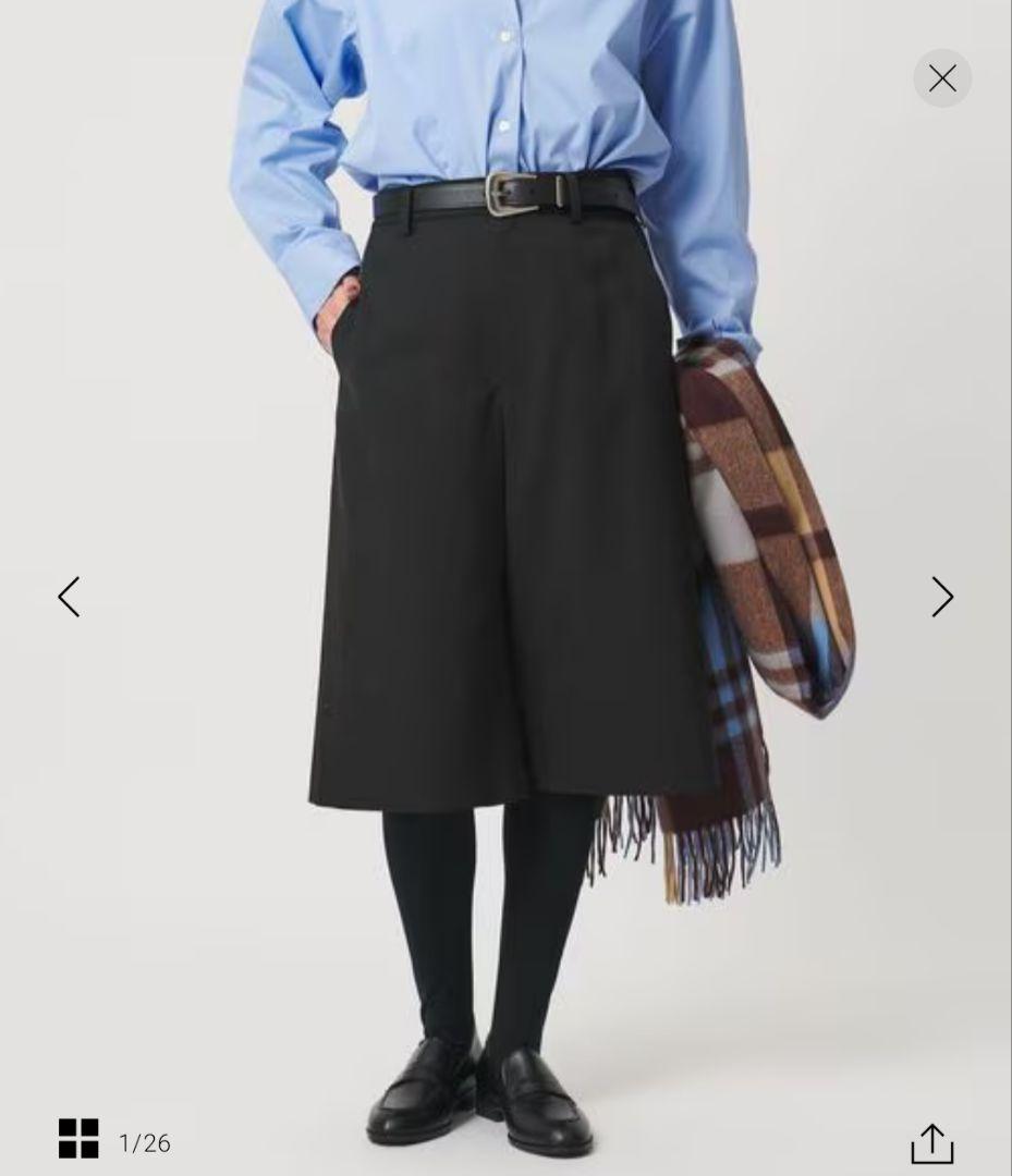 最終値下げ！　UNITED ARROWS　ギャバ　ハーフパンツ