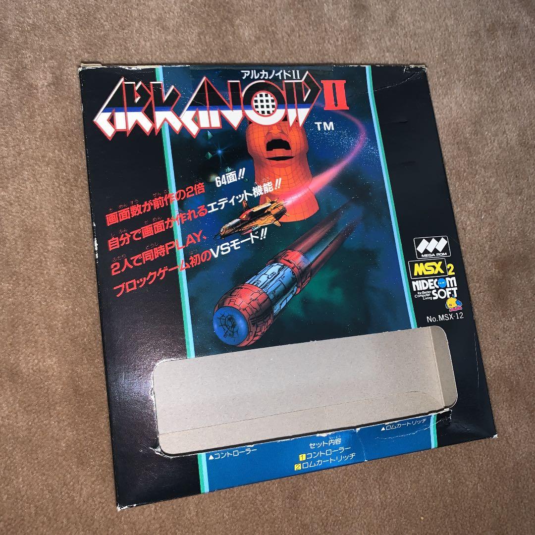 【美品】アルカノイド　Ⅱ 2 ARKANNID 2 MSX ROM