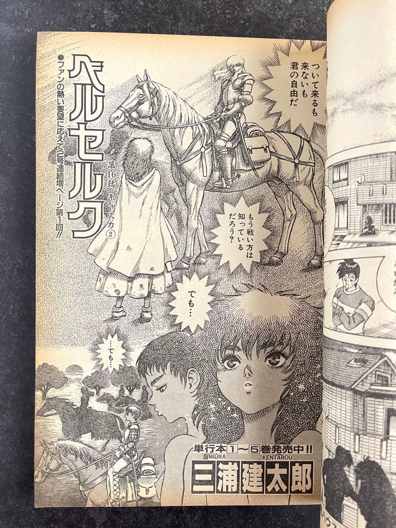 ●ヤングアニマル 1993年 No.12 ●ベルセルク 第16話 三浦建太郎