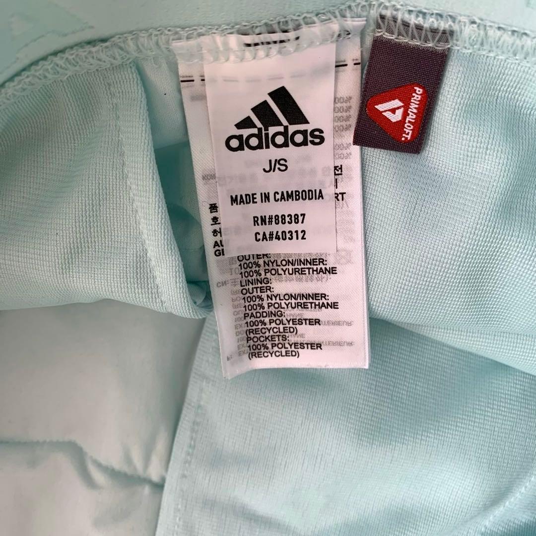 アディダス　キルティング　セットアップ　裏起毛　柄　ロゴ　ゴルフウェア