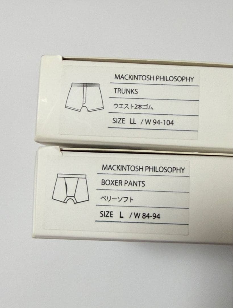 MACKINTOSH PHILOSOPHY ボクサーパンツ 5枚セット