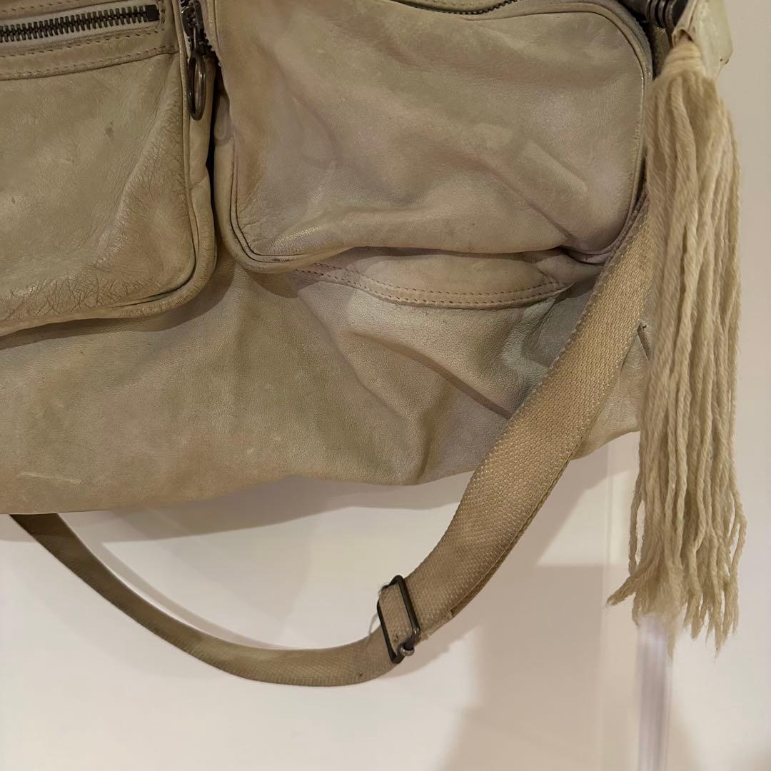 Dior homme 07AW エディ期 deville ドゥビル レザーバッグ