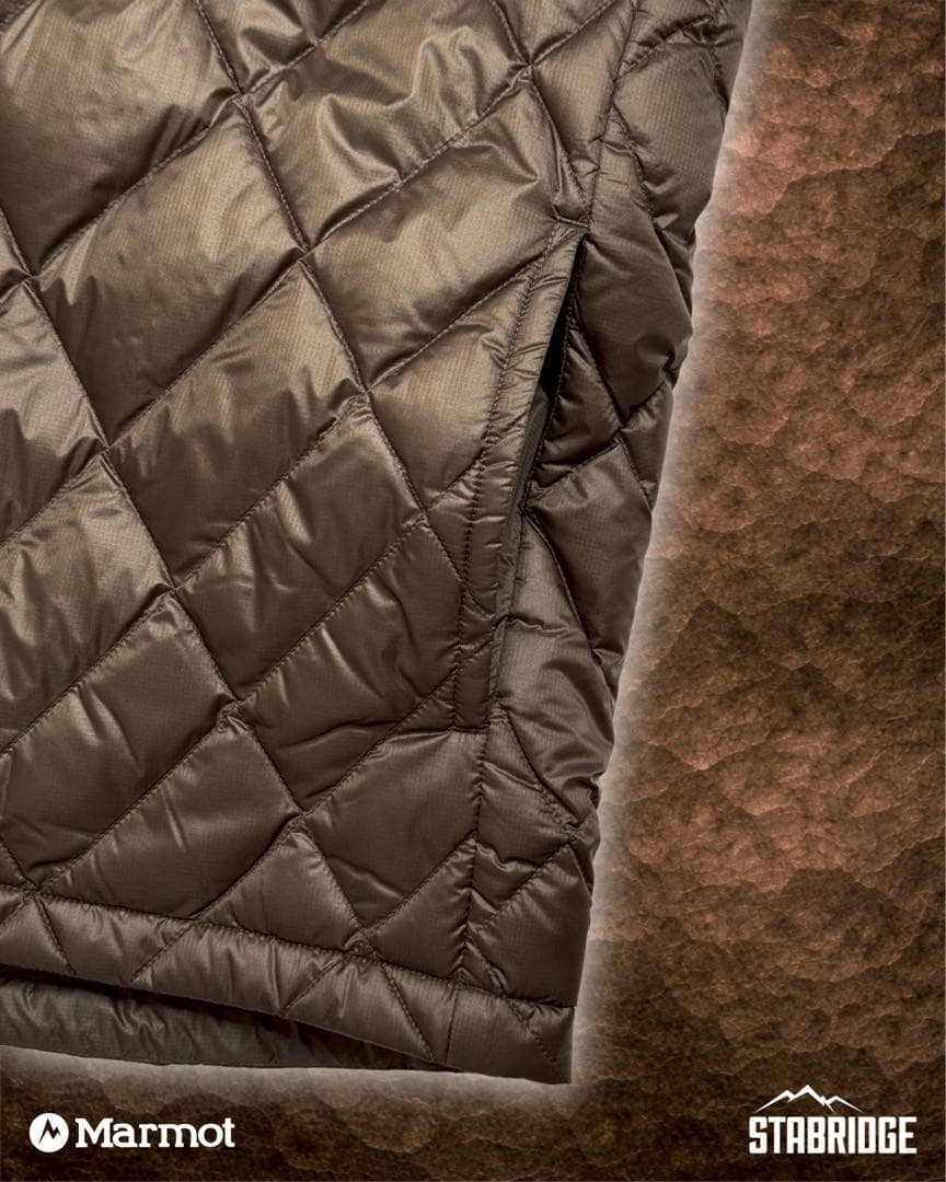 ジャケット・アウター STABRIDGE Marmot DOWN T-SHIRT Stone