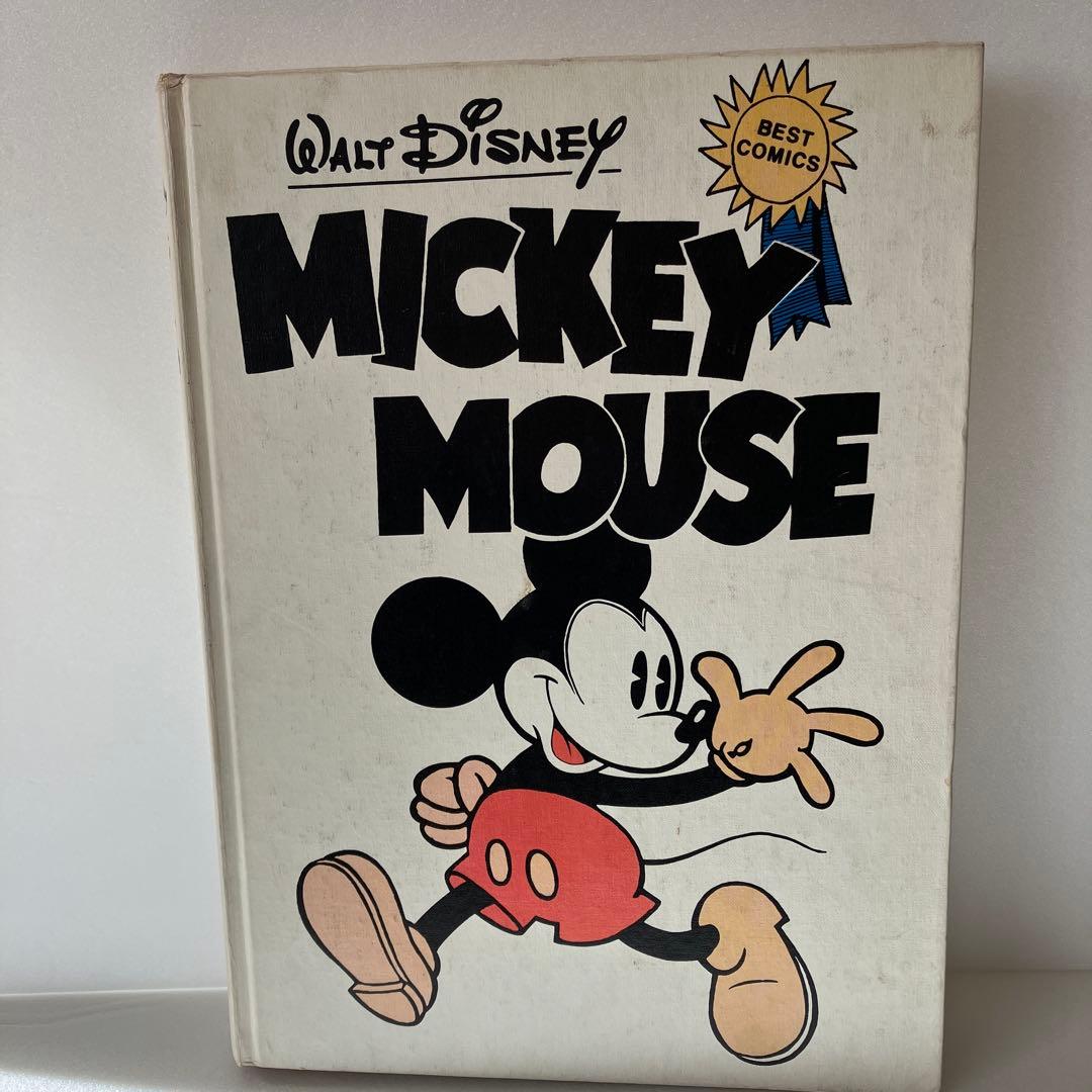 ヴィンテージ　レア　海外版　ミッキーマウス　コミック集　英文　ハードカバー