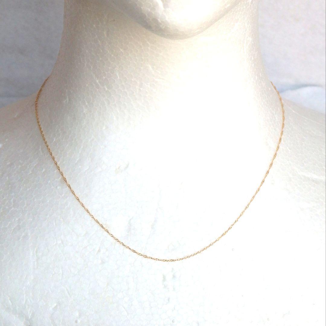 umi.様　k10ネックレス　スクリューチェーン　約1㎜幅　つけっぱなし