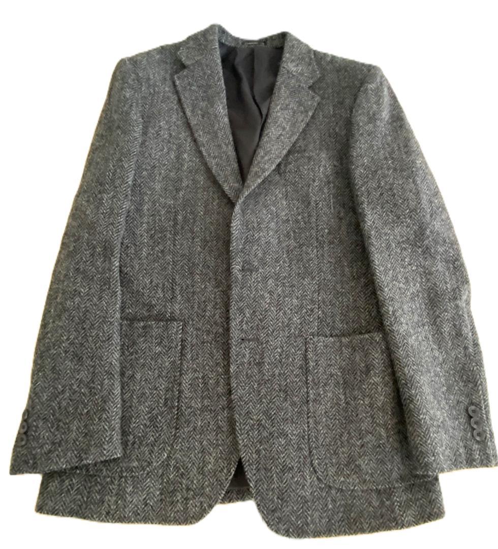 [未使用タグ付] HarrisTweed テーラードジャケット LLサイズ