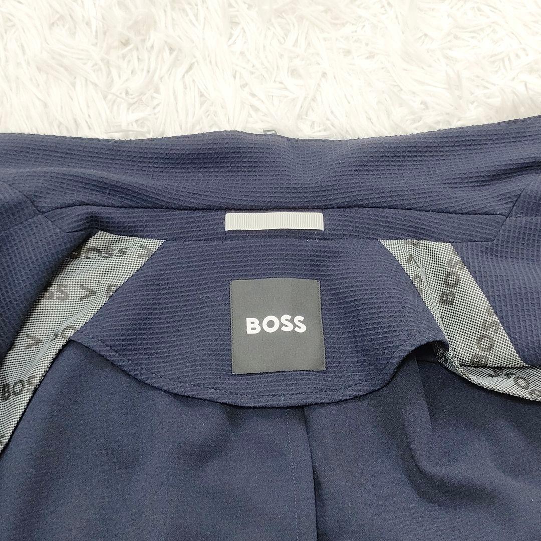 極美品 ヒューゴボス パフォーマンス ウォッシャブル テーラードジャケット 44