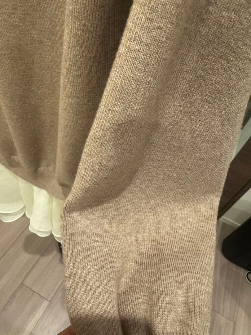 lilybrown シャツドッキングフリルミニワンピース