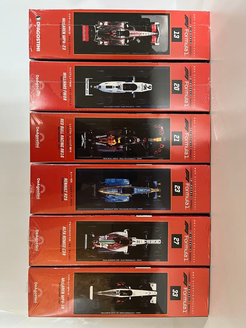 デアゴスティーニ ビッグスケールF1コレクション 6台まとめ売り 新品未開封
