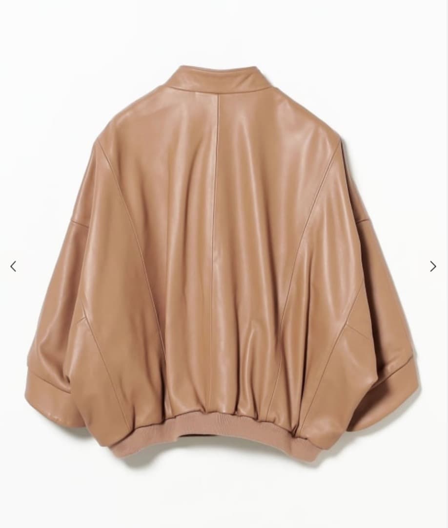 EMMETI レザージャケット　キャメル色