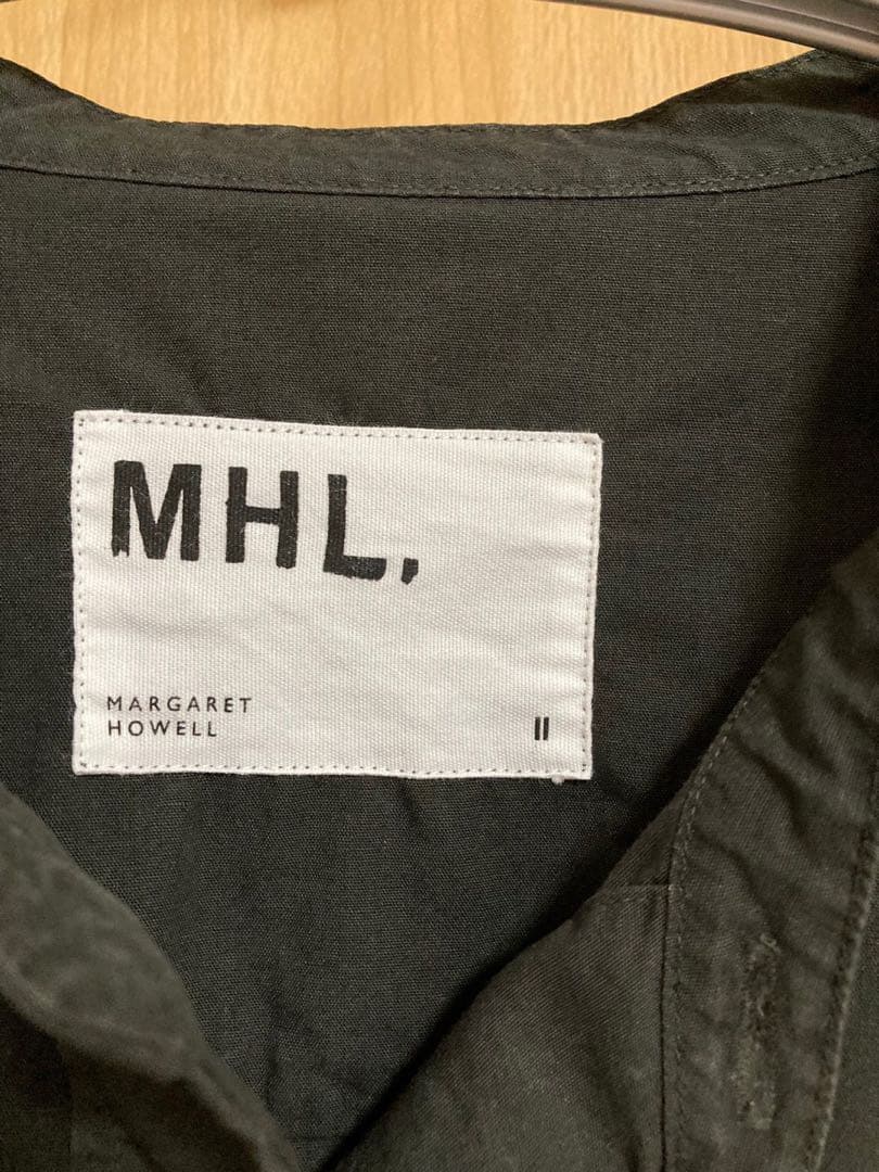 エムエイチエル　MHL. WA-SHI COTTON POPLIN SHIRT
