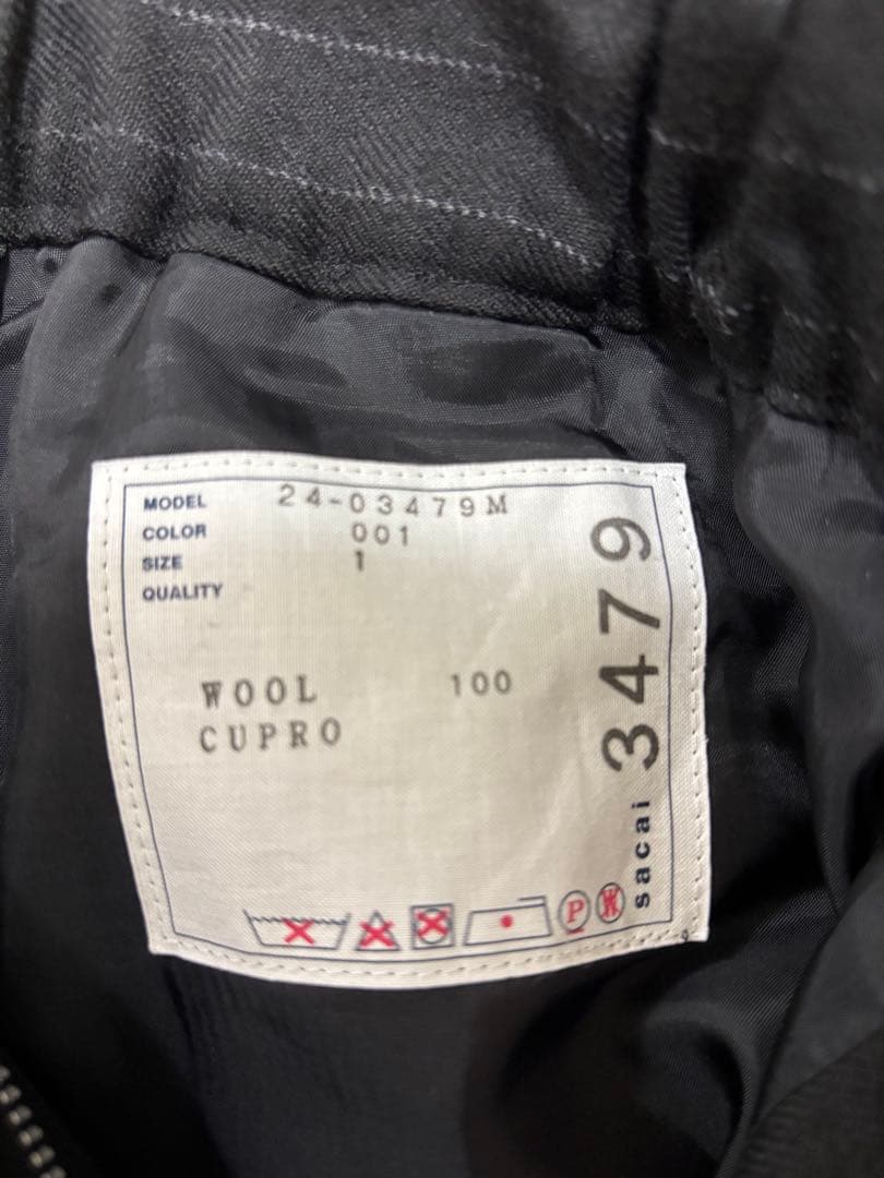 パンツ sacai Chalk Stripe Pants 24-25aw