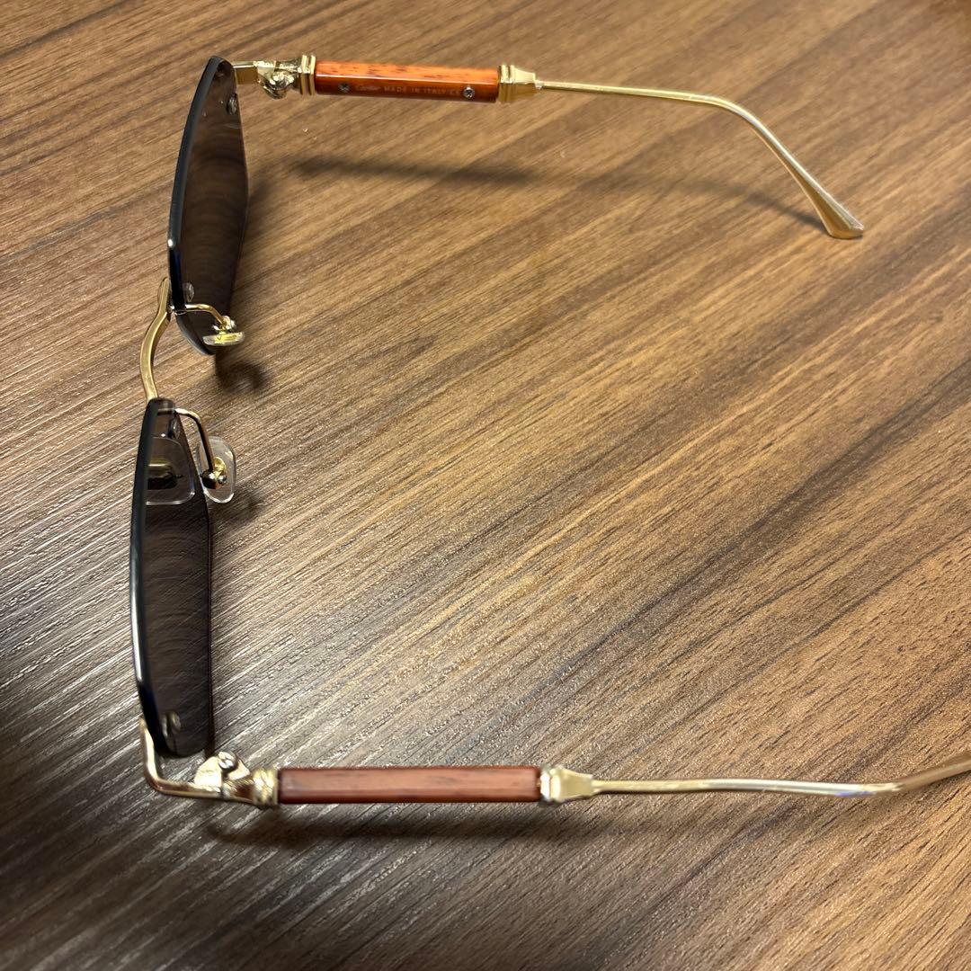 CARTIE カルティエ 金属フレームサングラス 軽量 ブラック