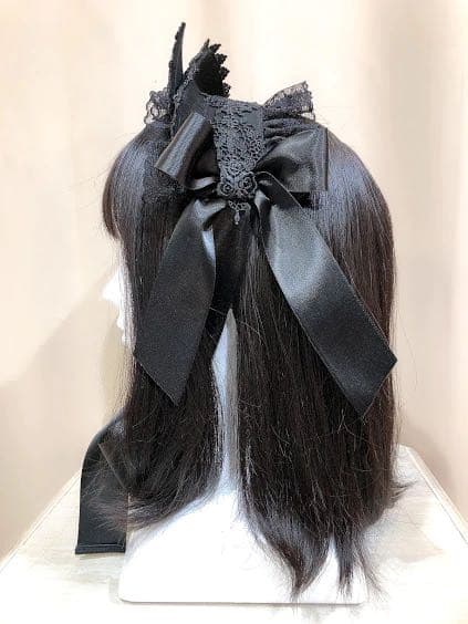 ヘアアクセサリー CAT EAR MINI BONNET / MAJOH