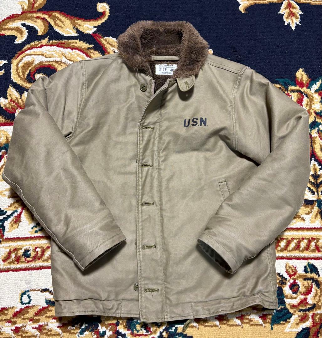 ヒューストン HOUSTON N-1デッキ ジャケット U.S.N. サイズ40