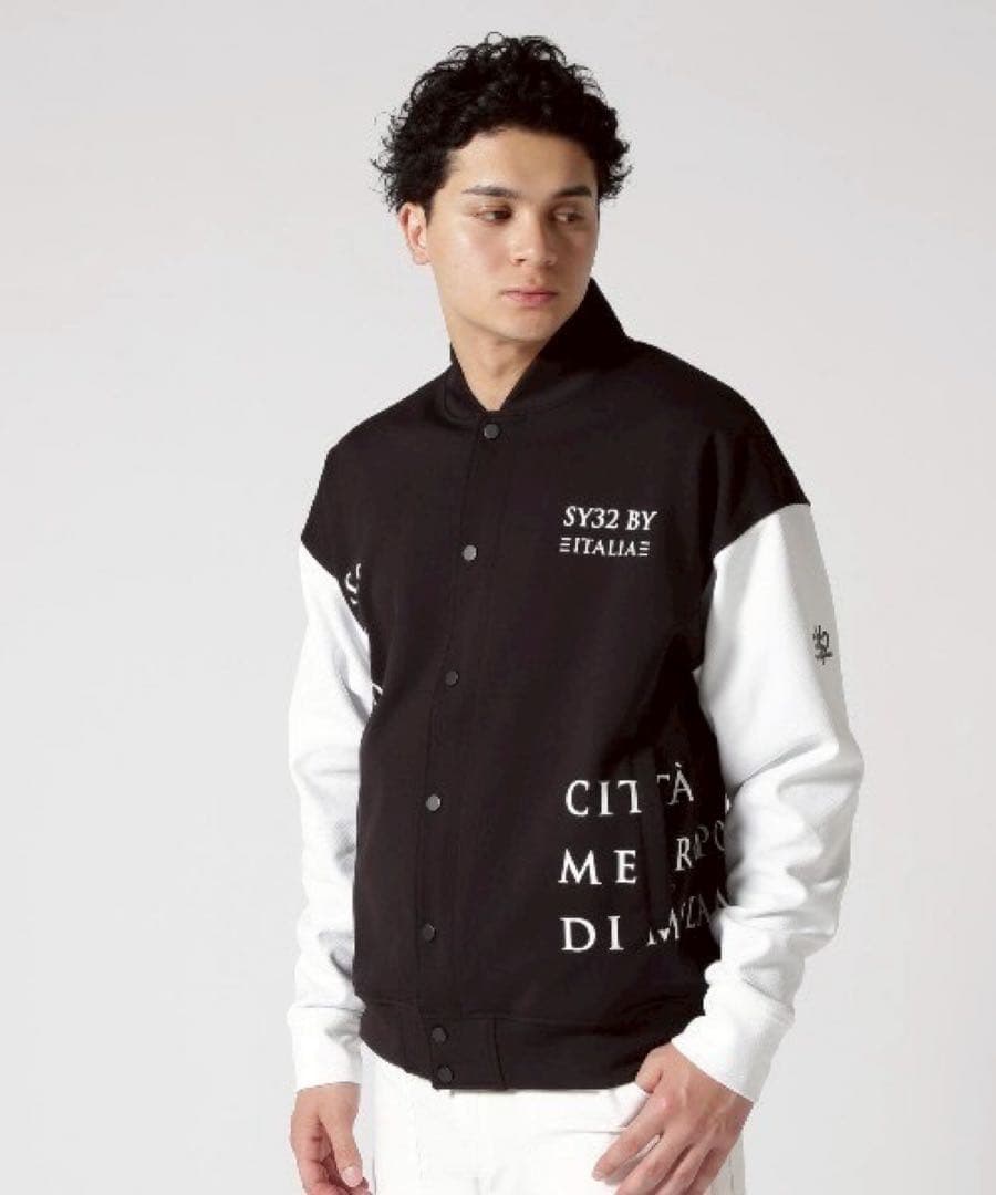 極美品 SY32 by sweet years SPIRAL KNIT ブルゾン