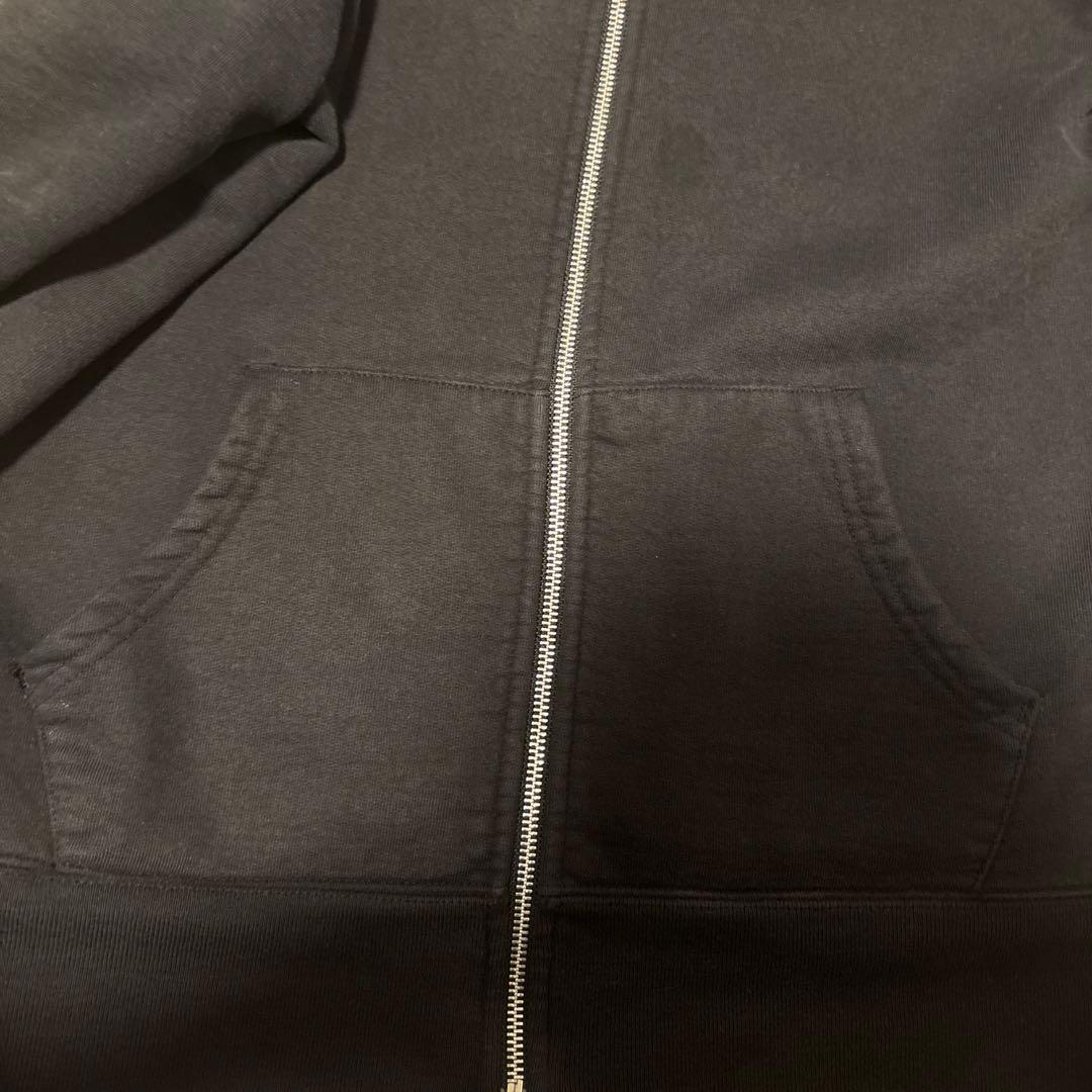 Supreme ブラック ジップアップパーカー