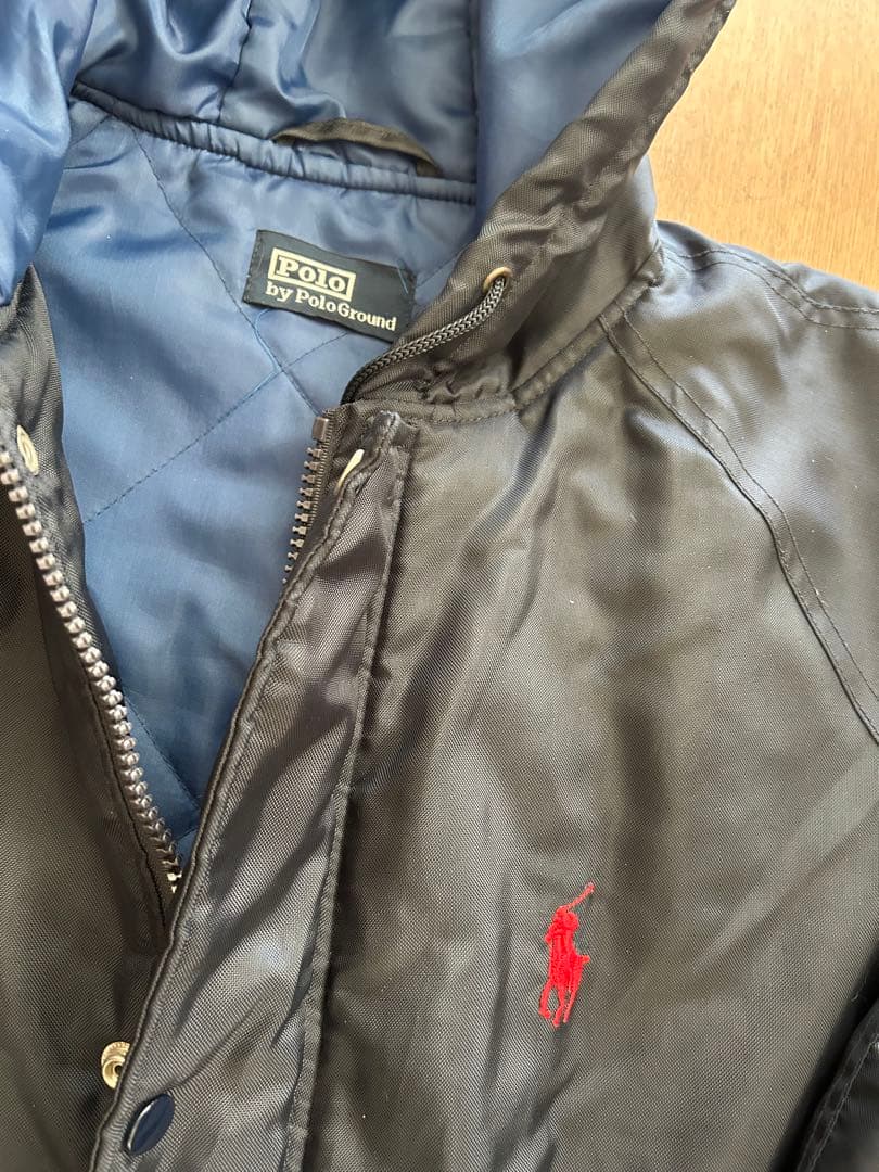 「早い者勝ち」Polo by PoloGround 黒 ベンチコート Mサイズ