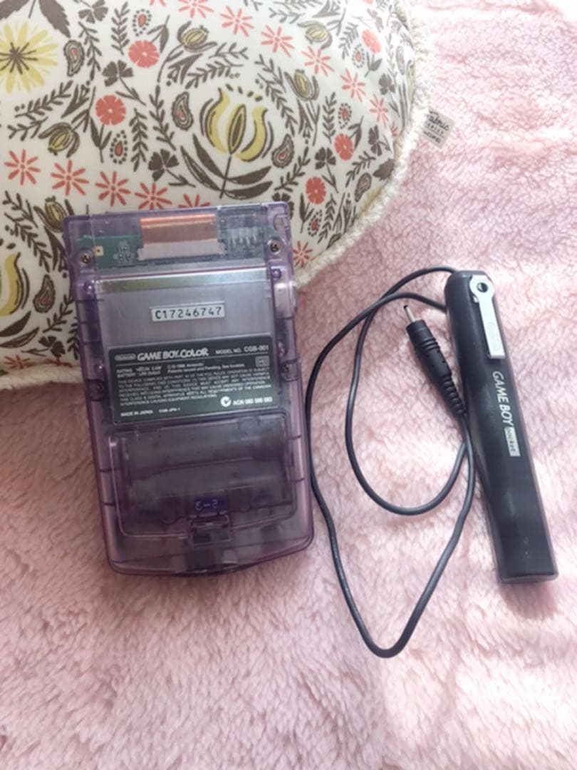 ゲームボーイカラー クリアパープル