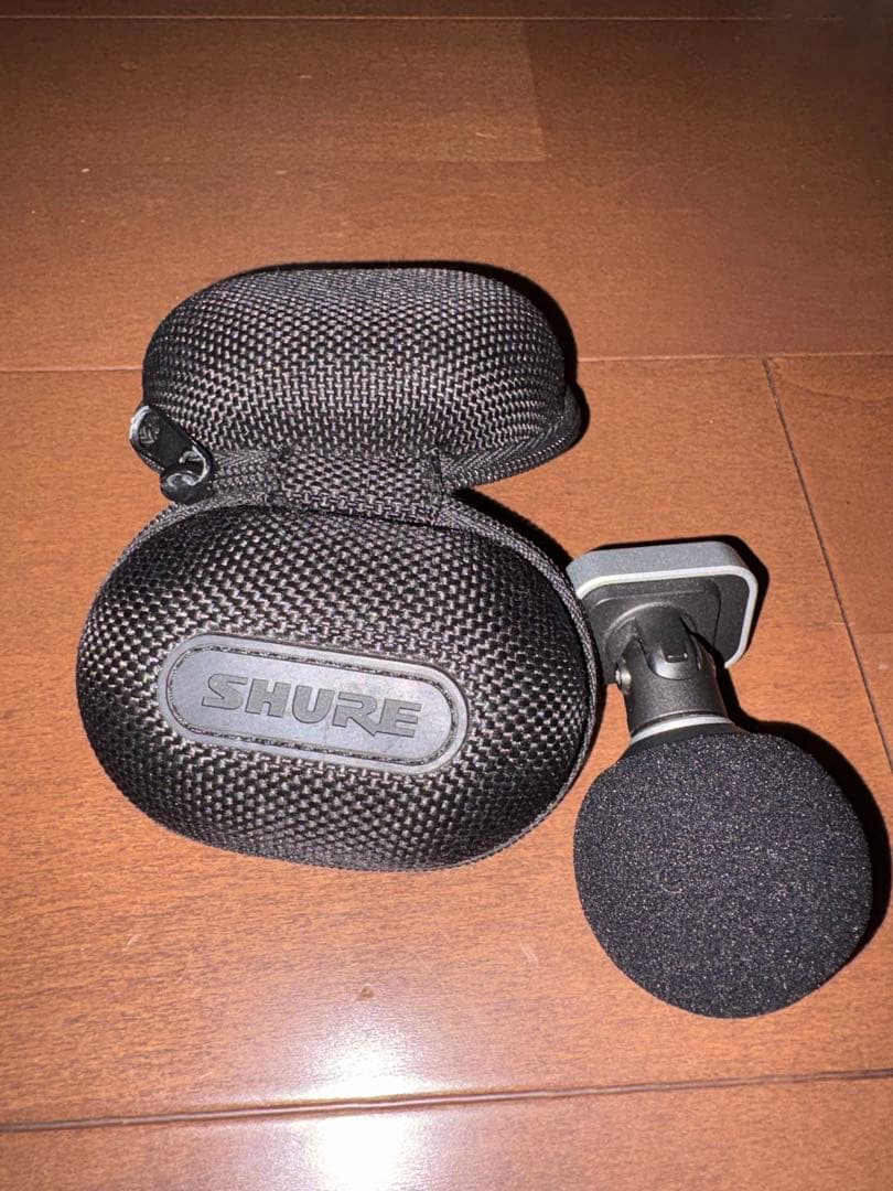 SHURE コンデンサーマイク ケース付き