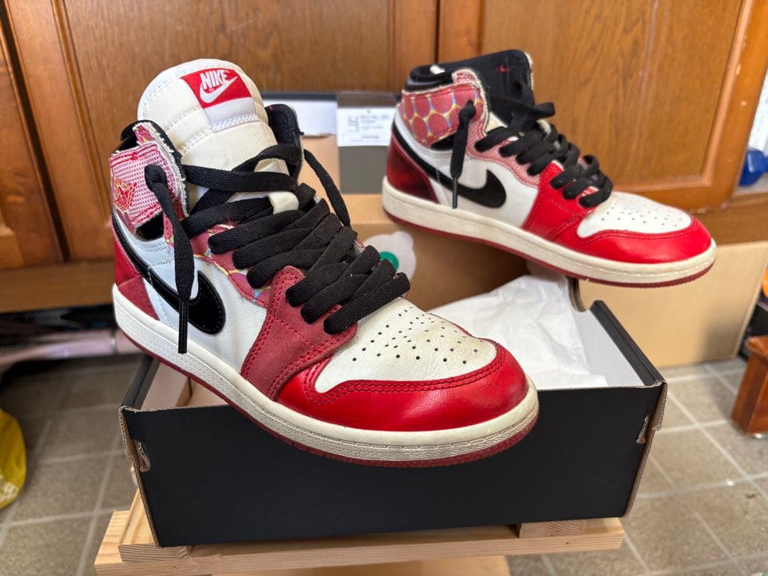 スパイダーマン エアジョーダン 1レトロHIGH OG SP 21cm