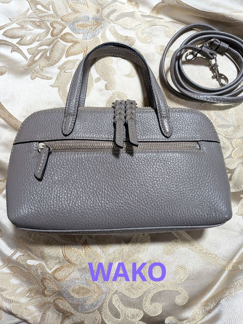 グレー ハンドバッグ