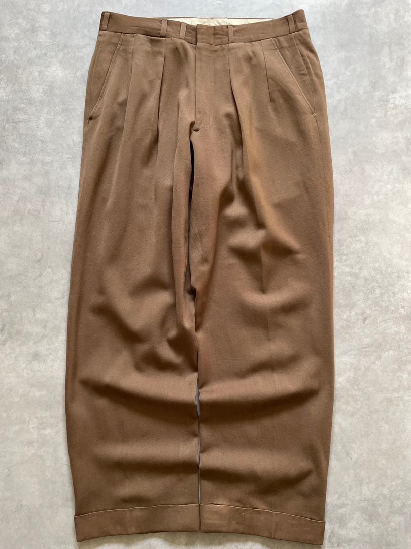 50s ウールギャバジン スラックス