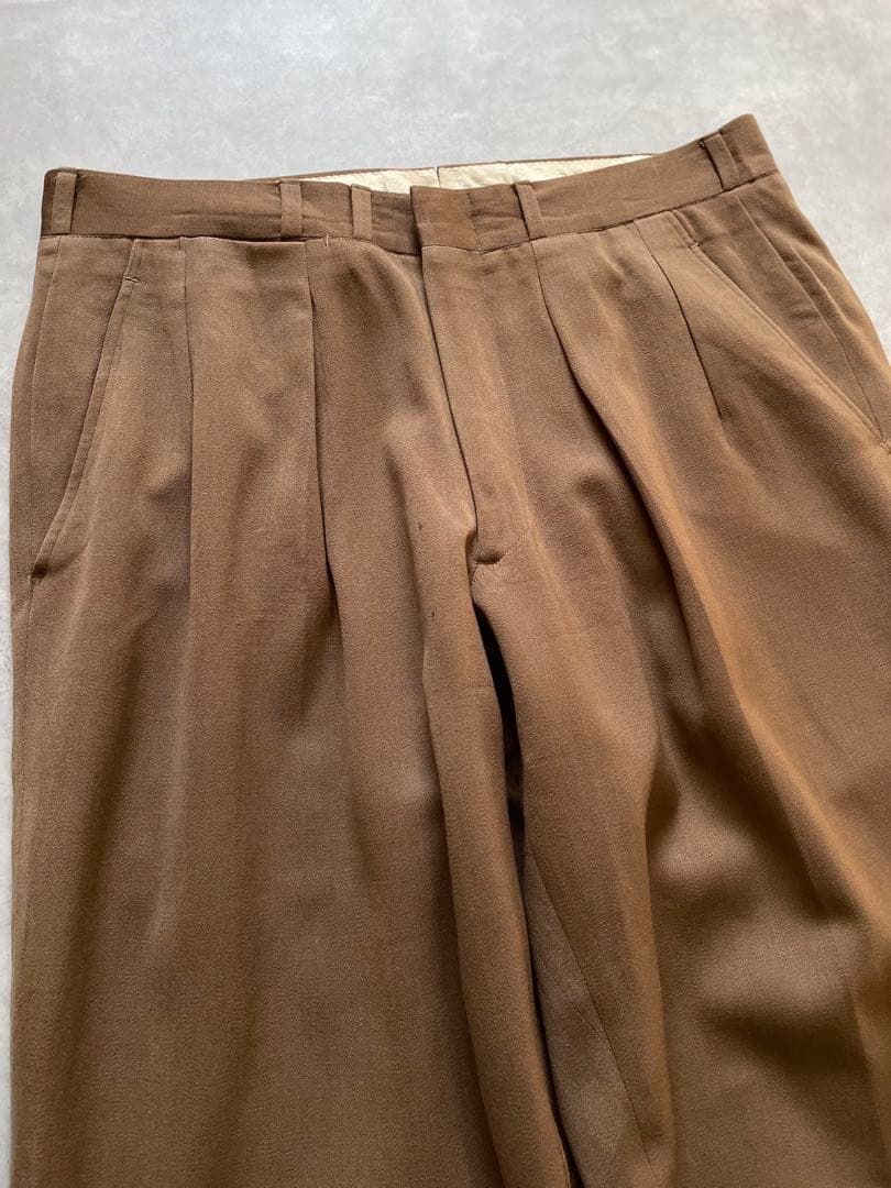 50s ウールギャバジン スラックス