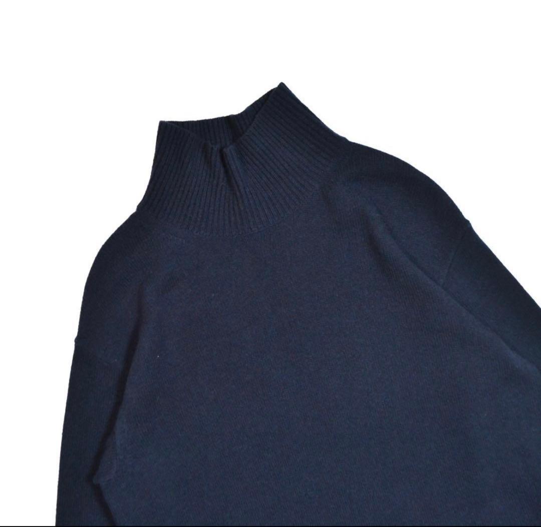 Max Maraマックスマーラ ウールカシミヤ製ハイネックニットワンピースM