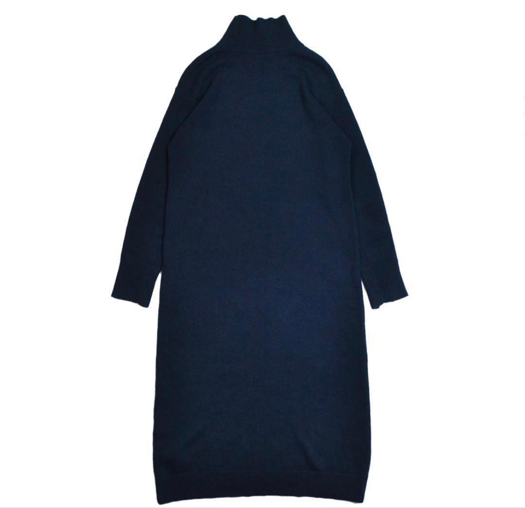 Max Maraマックスマーラ ウールカシミヤ製ハイネックニットワンピースM