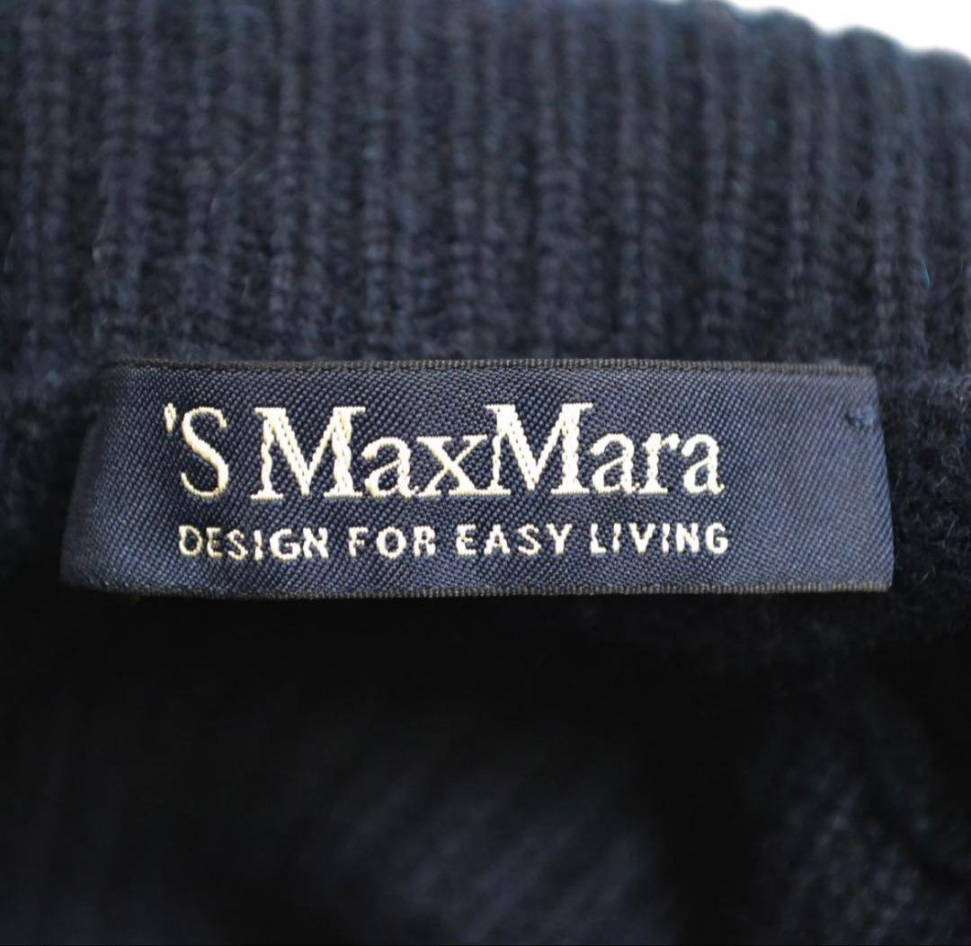 Max Maraマックスマーラ ウールカシミヤ製ハイネックニットワンピースM