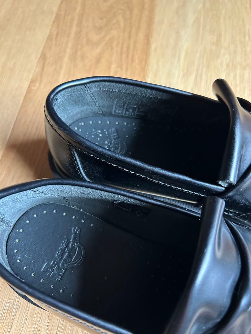 【Dr.Martin】フリンジ付きローファーブラック24cm