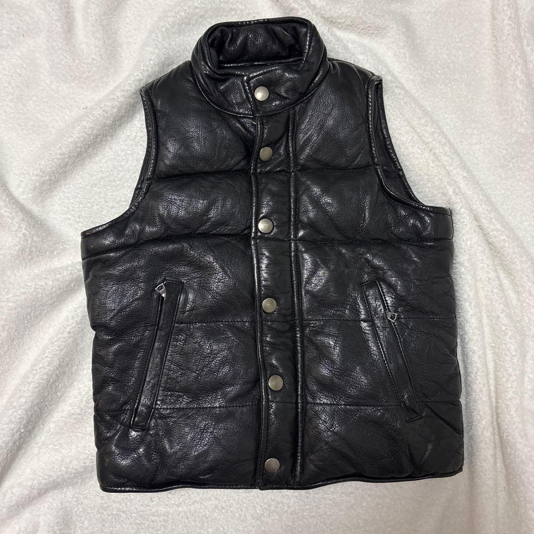 Tomorrowland Edition レザー　ダウンベスト　サイズ38 羊革