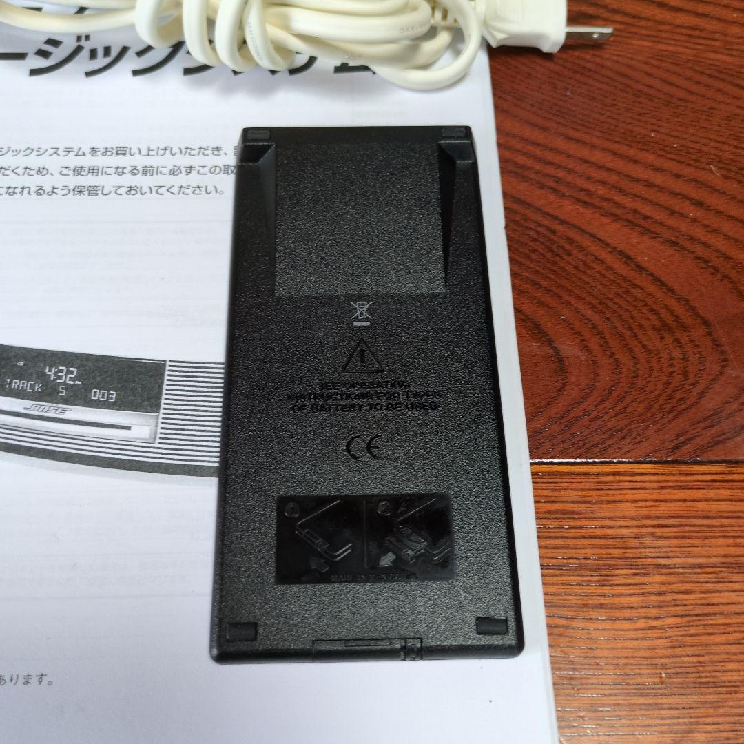Bose Wave Music System動作品純正大リモコン純正コード取説