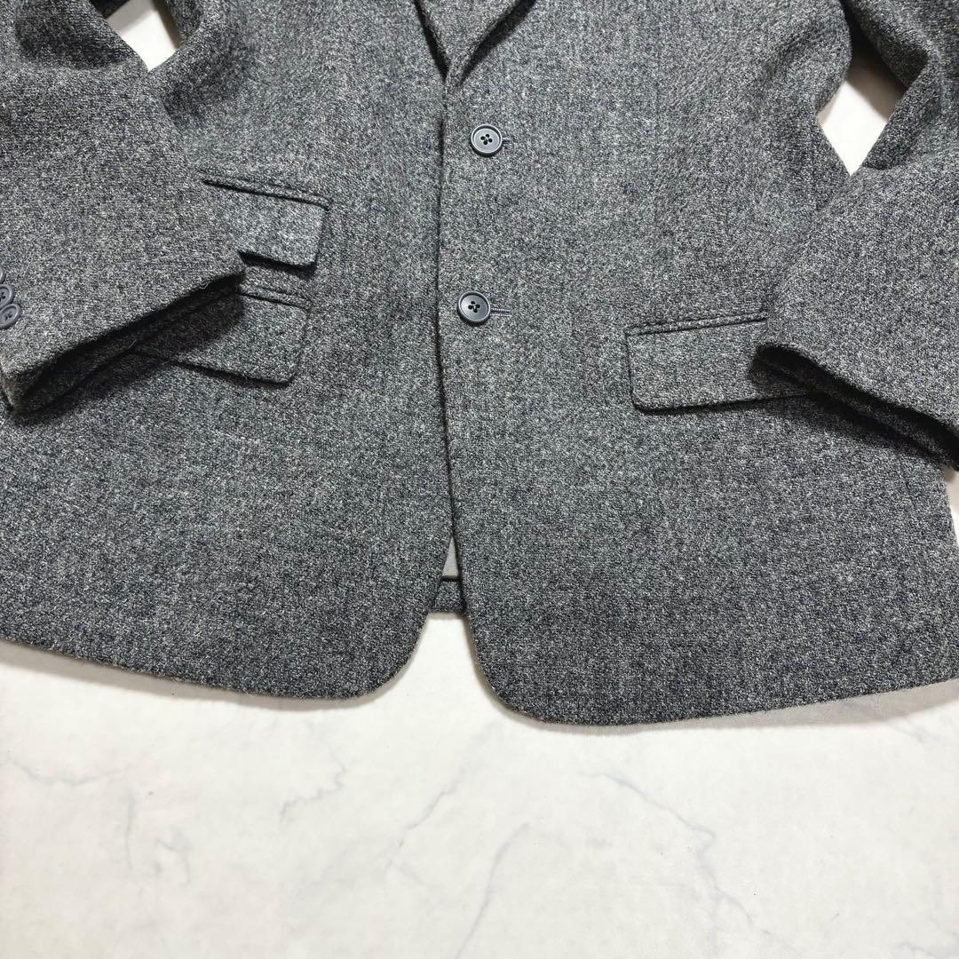 美品✨ハリスツィード カネコイサオ テーラードジャケット ツィード グレー L位