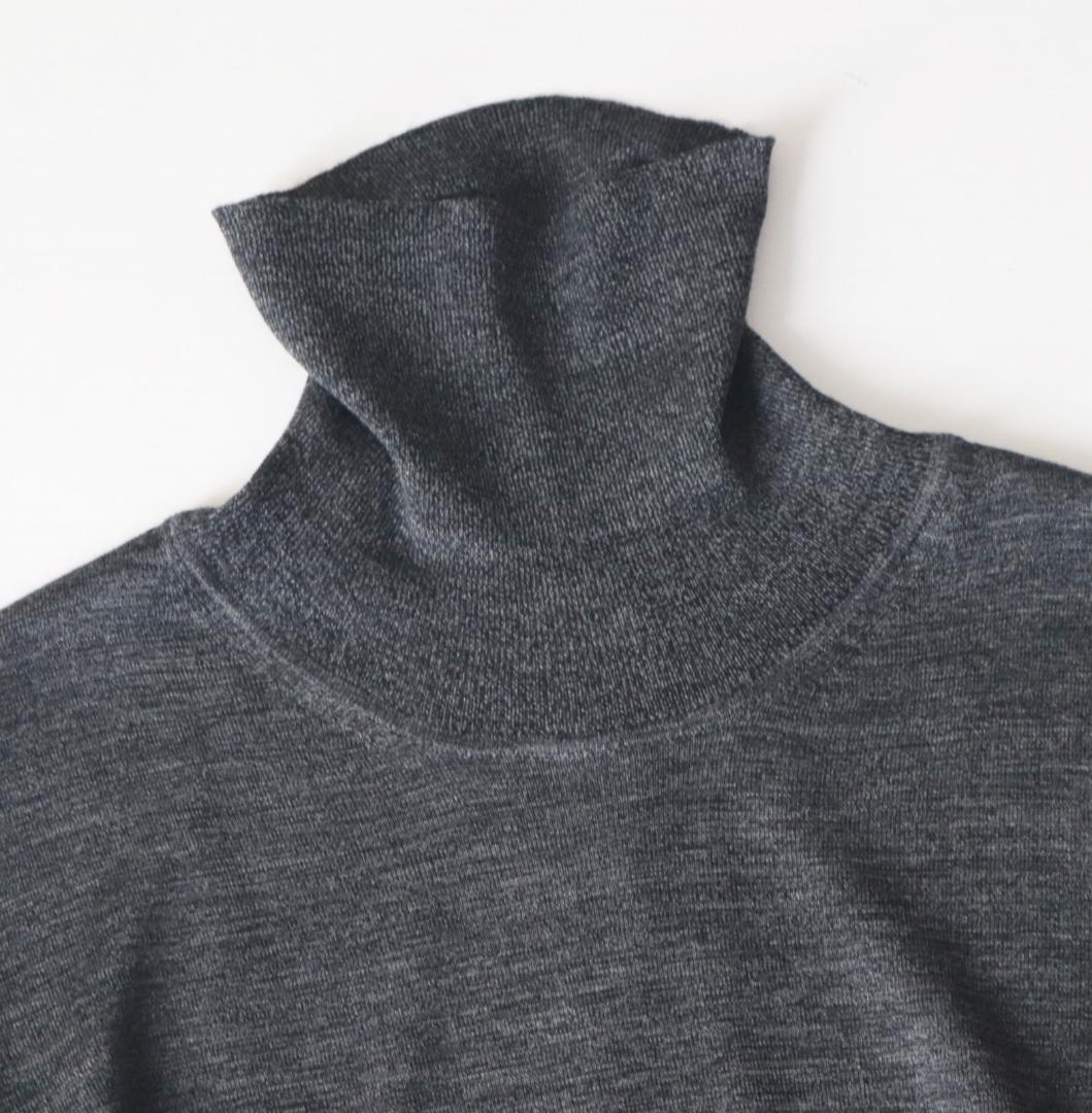 新品【HUGO BOSS ボス】毛100％ タートルネック ニットセーター 3L