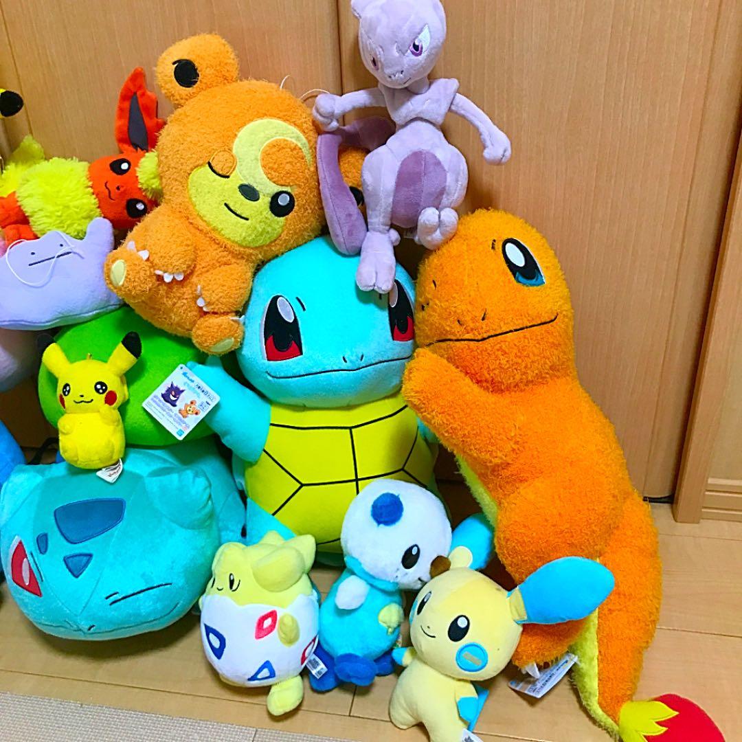 お得！人気　NINTENDOポケットモンスターぬいぐるみ大集合　お得14体セット