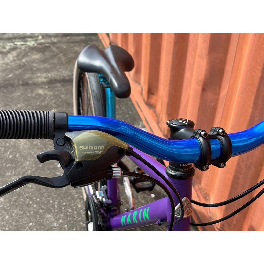 整備済み クロスバイクカスタム MARIN MUIRWOODS SE パープル