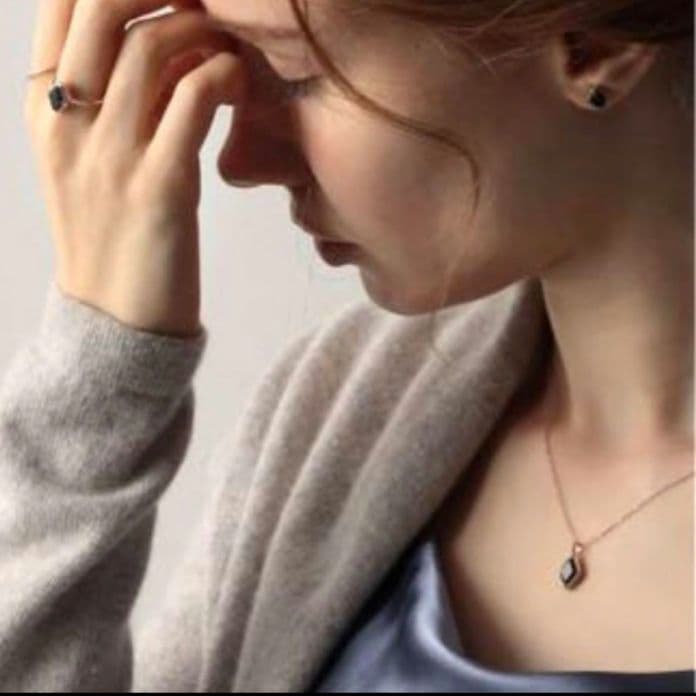 アガット agete 紫金石 K10 チャーム