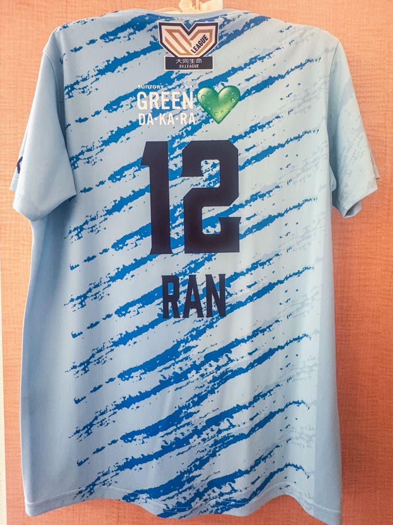 サントリーサンバーズ　レプリカユニフォーム　髙橋藍　12番　水色