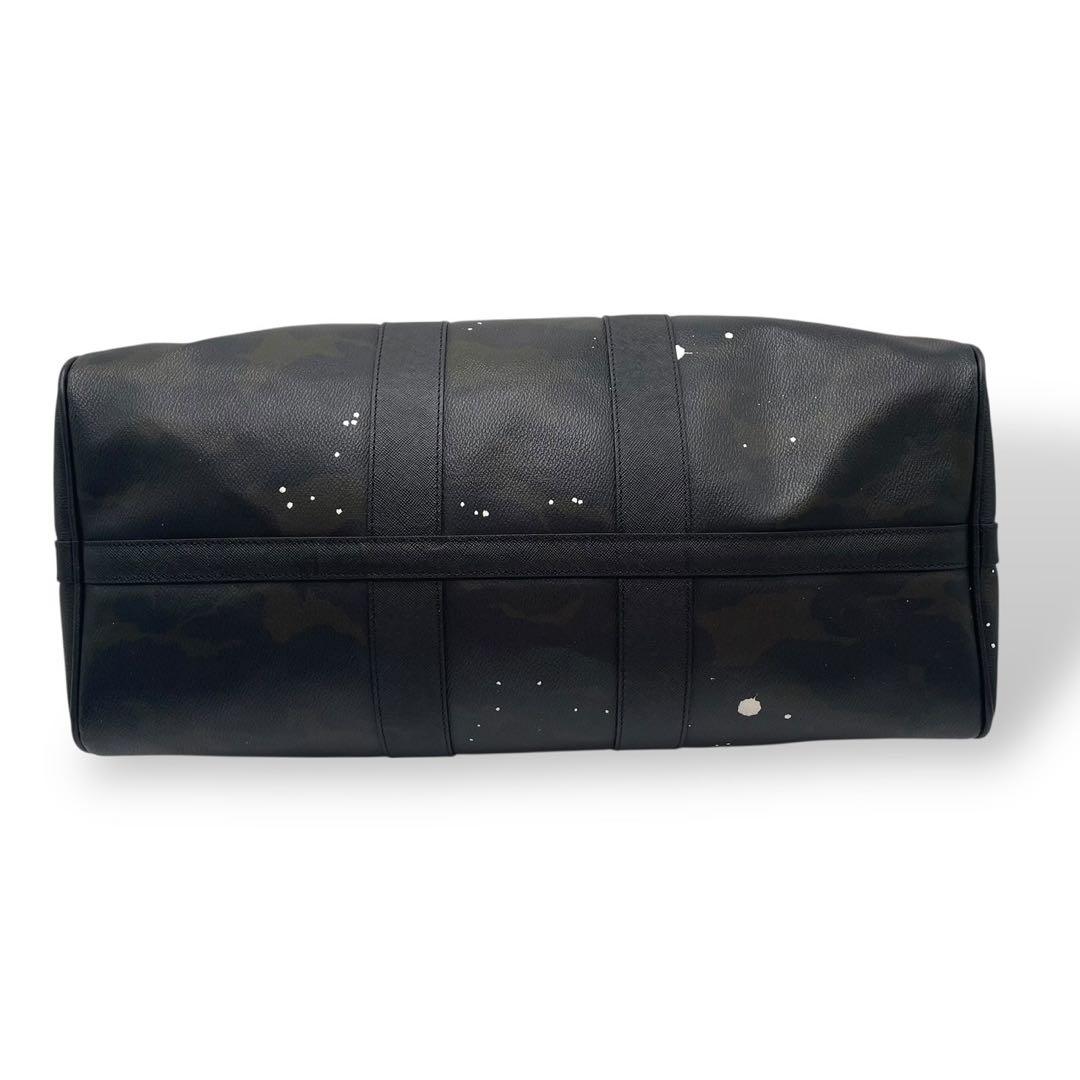 極美品 ジャンティバンティ ボストンバック ブラック カモ柄 2way