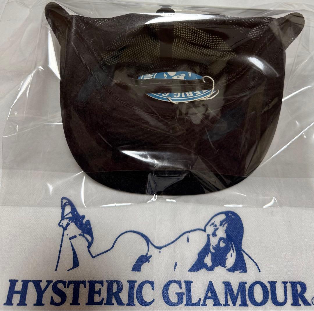 大人気！ヒステリックグラマー メッシュキャップ【STAR EVIL】黒