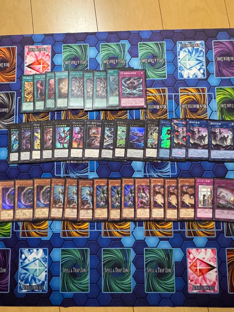 遊戯王 VSK9 大会構築　VSスリーブ入り　メイン40＋EX15＋サイド15枚