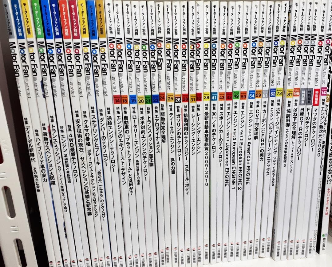 モーターファンイラストレーテッド　全40冊