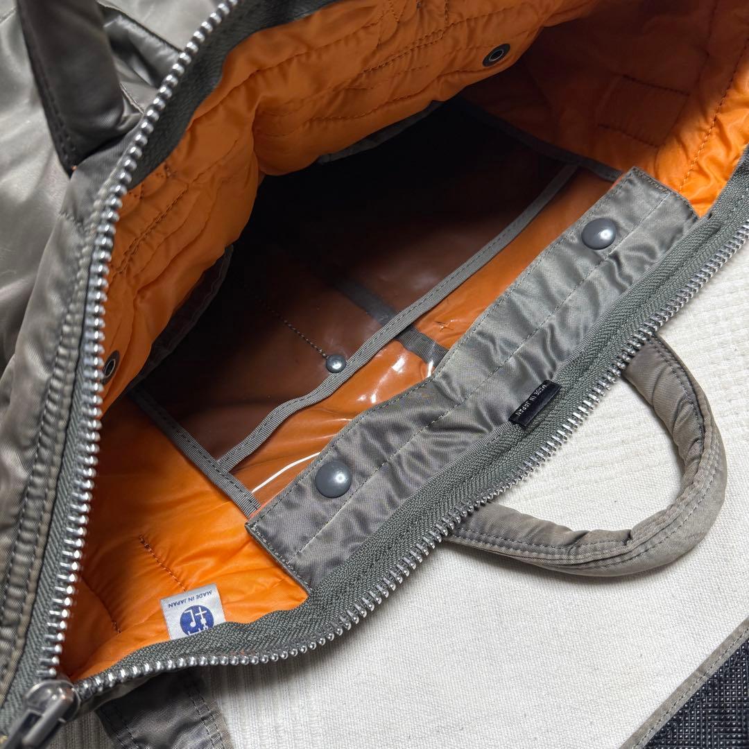 良品 PORTER タンカー ヘルメットバッグ シルバー L