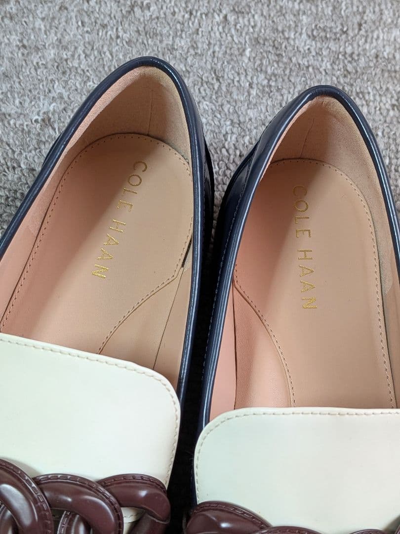 未使用 COLE HAAN コールハーン ジュネーブ チェーン ローファー