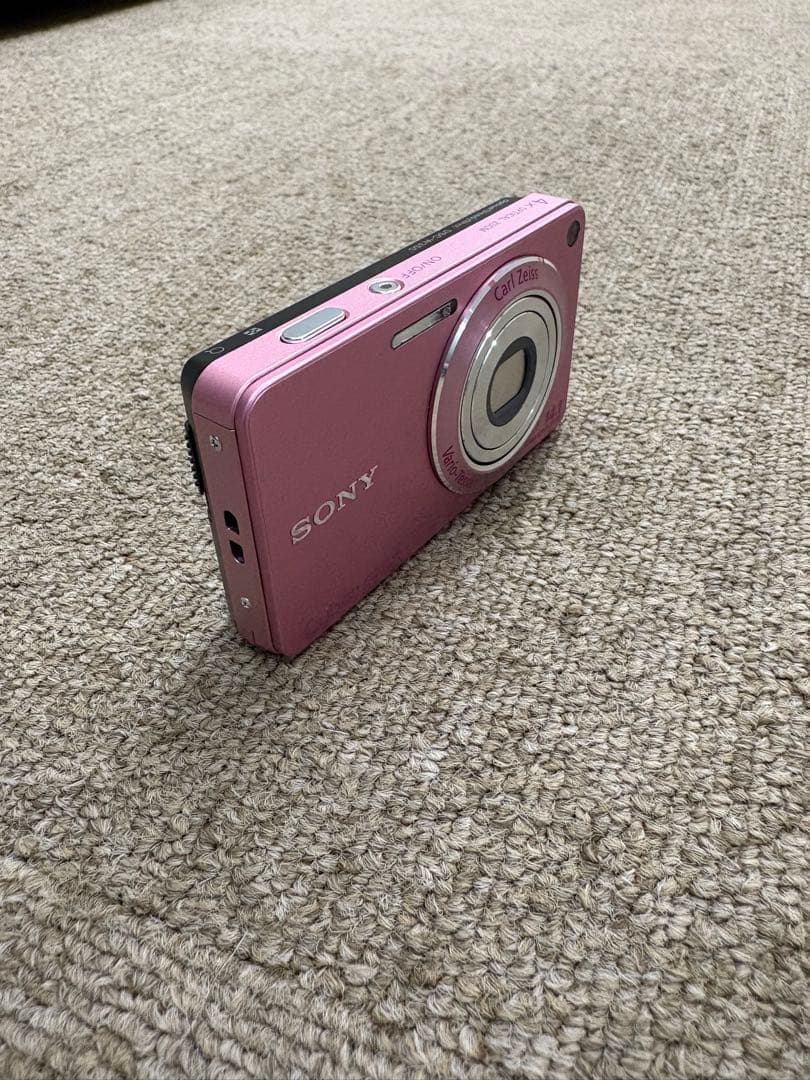 極美品 SONY Cyber-Shot DSC-W350 コンデジ ピンク 純正
