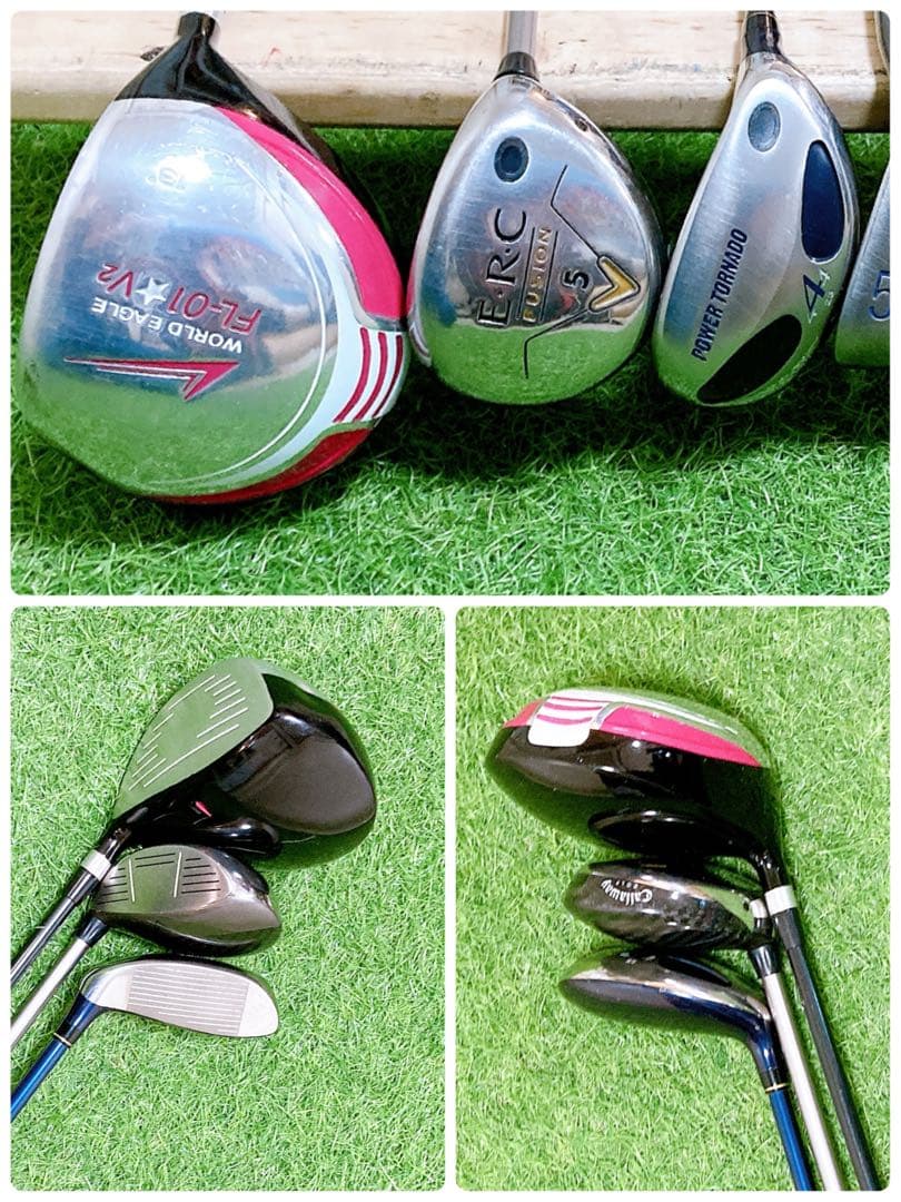 11 初心者オススメ　ゴルフクラブ　レディースセット　バックキャロウェイ